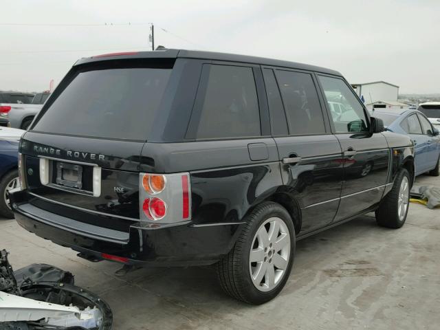 SALMF11495A197168 - 2005 LAND ROVER RANGE ROVE BLACK photo 4