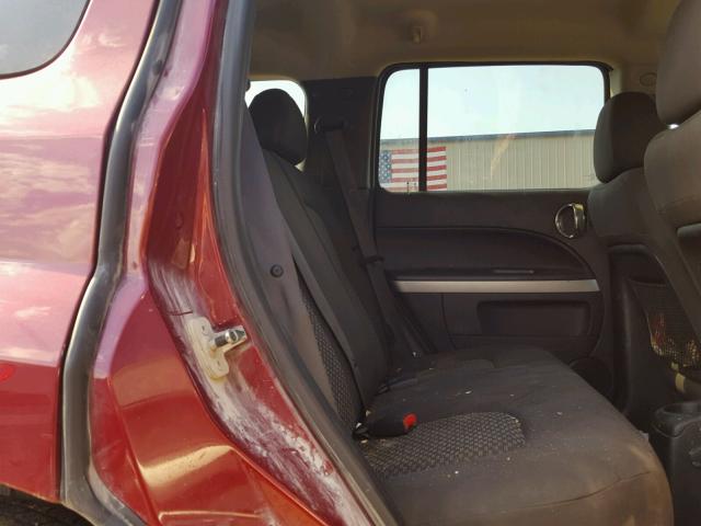 3GNDA13DX7S635725 - 2007 CHEVROLET HHR LS Burdeos foto 6