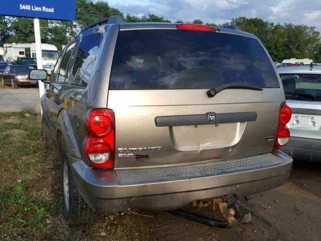 1D8HB48P77F571077 - 2007 DODGE DURANGO SL BEIGE photo 3