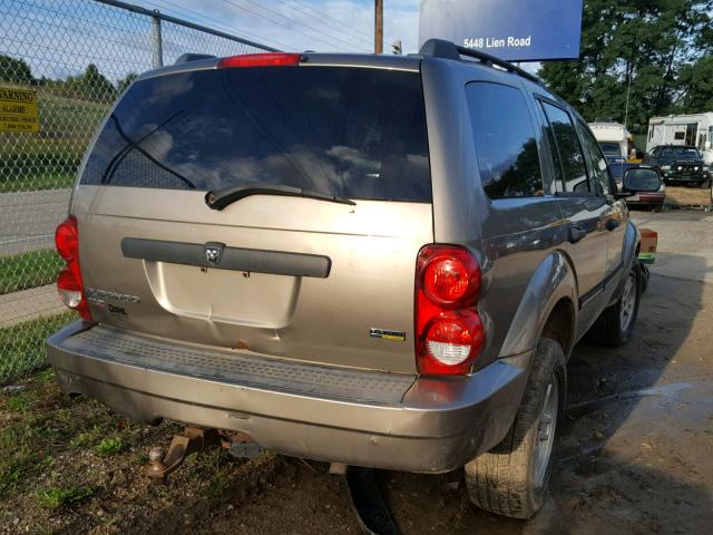 1D8HB48P77F571077 - 2007 DODGE DURANGO SL BEIGE photo 4