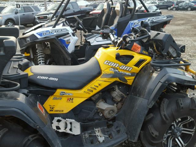 3JBEWCN12CJ003379 - 2012 CAN-AM OUTLANDER YELLOW photo 5