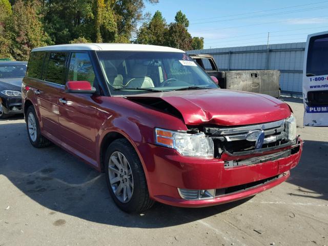 2FMDK52C99BA19752 - 2009 FORD FLEX SEL RED photo 1