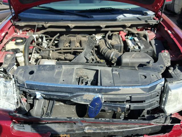 2FMDK52C99BA19752 - 2009 FORD FLEX SEL წითელი ფოტო 7