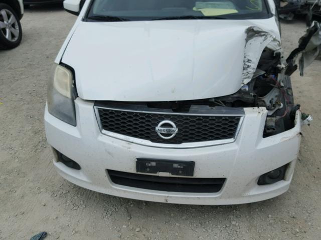 3N1AB6AP7AL707536 - 2010 NISSAN SENTRA 2.0 WHITE photo 7