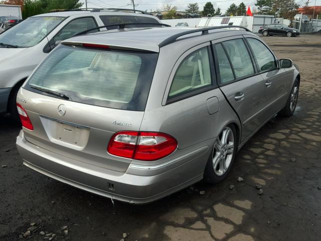 WDBUH87J86X188837 - 2006 MERCEDES-BENZ E 350 4MAT BEIGE photo 4