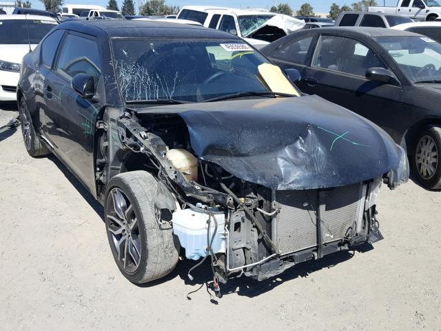 JTKJF5C76F3095589 - 2015 TOYOTA SCION TC BLACK photo 1