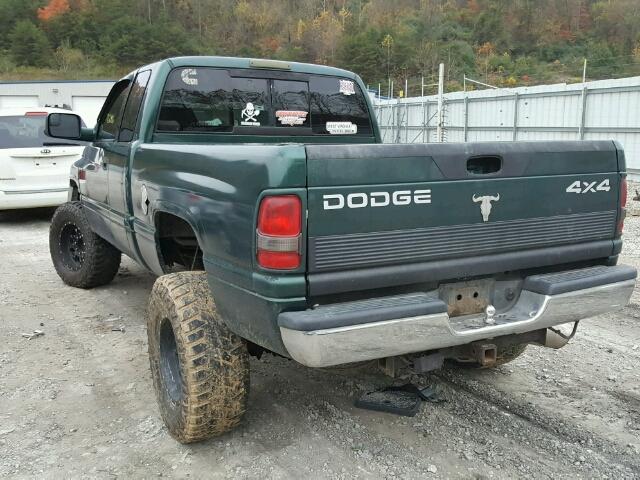 3B7KF2369YG134872 - 2000 DODGE RAM 2500 GREEN photo 3