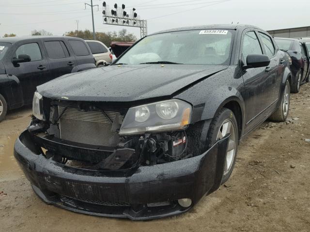 1B3LC76M58N665502 - 2008 DODGE AVENGER R/ BLACK photo 2