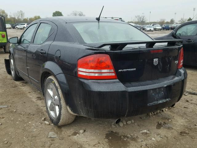 1B3LC76M58N665502 - 2008 DODGE AVENGER R/ BLACK photo 3