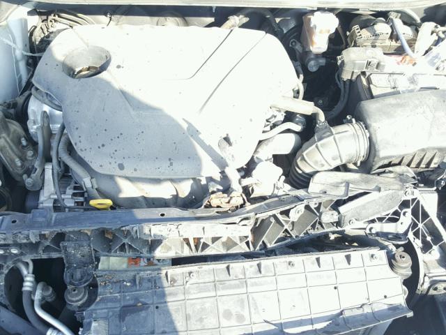 KNADM5A32D6282086 - 2013 KIA RIO LX SILVER photo 7