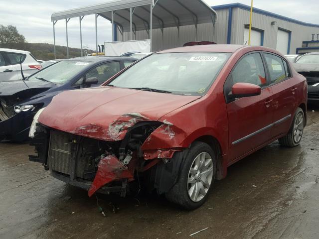 3N1AB6AP7AL615522 - 2010 NISSAN SENTRA 2.0 RED photo 2