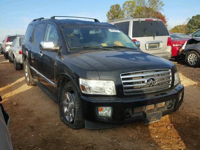 5N3AA08C86N807185 - 2006 INFINITI QX56 BLACK photo 1