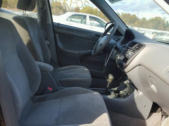 JHMEJ8648YS004324 - 2000 HONDA CIVIC EX 黑色 照片 5