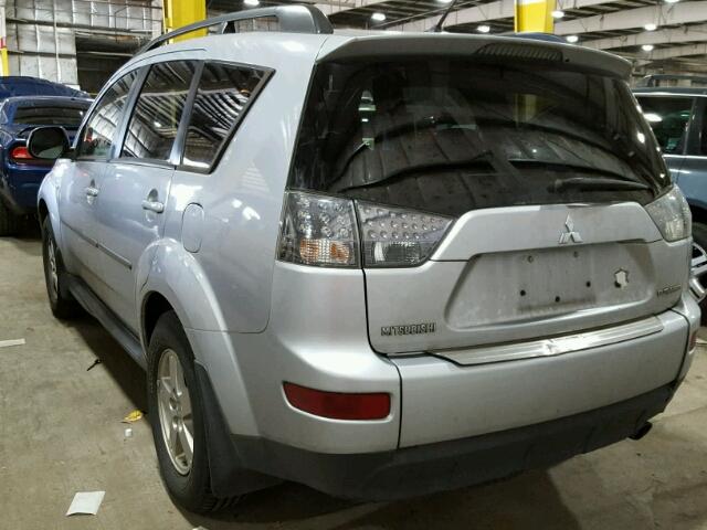 JA4LT21W89Z007896 - 2009 MITSUBISHI OUTLANDER SILVER photo 3