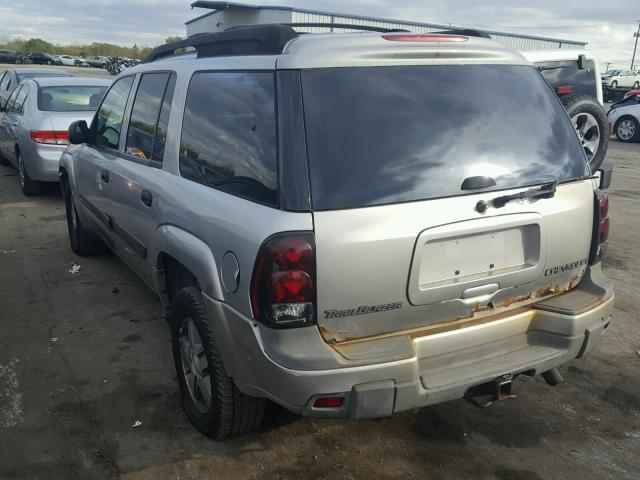 1GNET16S446240223 - 2004 CHEVROLET TRAILBLAZE GRAY photo 3