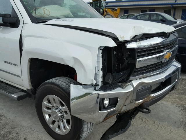 1GC4K0E86GF301549 - 2016 CHEVROLET SILVERADO WHITE photo 9