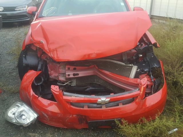 1G1AT58H997263166 - 2009 CHEVROLET COBALT LT RED photo 1