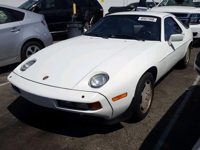 WP0JB0924GS862204 - 1986 PORSCHE 928 S WHITE photo 2