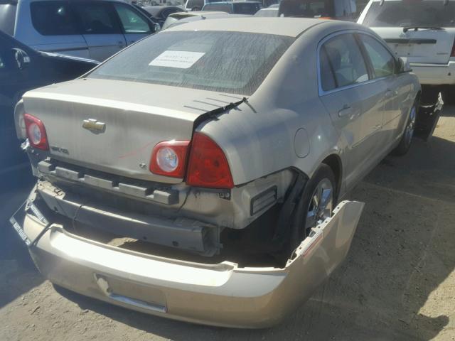 1G1ZH57B094267724 - 2009 CHEVROLET MALIBU 1LT GOLD photo 4