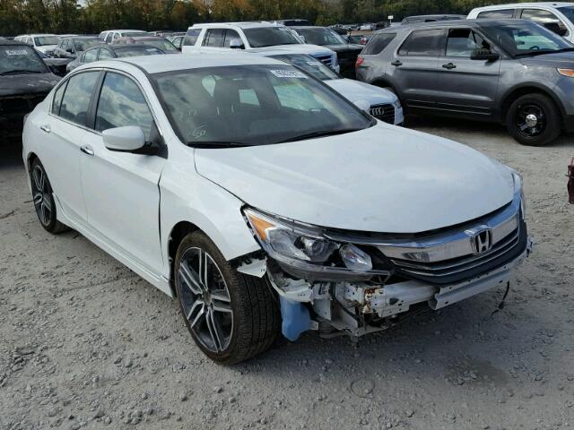 1HGCR2F10HA113128 - 2017 HONDA ACCORD WHITE photo 1