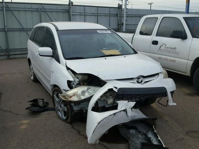 JM1CR293580312645 - 2008 MAZDA 5 WHITE photo 1