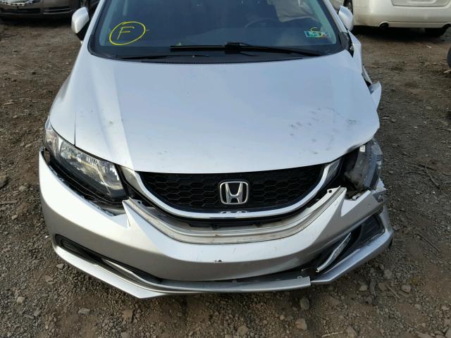 19XFB2F88DE258244 - 2013 HONDA CIVIC EX SILVER photo 7