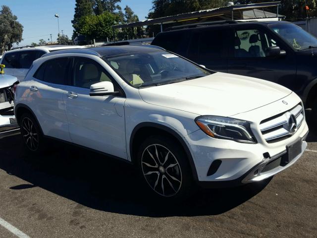 WDCTG4EB8GJ221645 - 2016 MERCEDES-BENZ GLA 250 WHITE photo 1