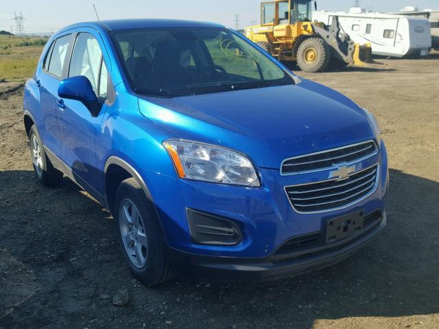 KL7CJPSB1FB057965 - 2015 CHEVROLET TRAX 1LS BLUE photo 1