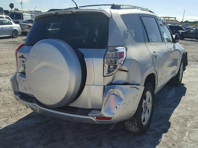 2T3ZF4DVXBW065603 - 2011 TOYOTA RAV4 SILVER photo 4