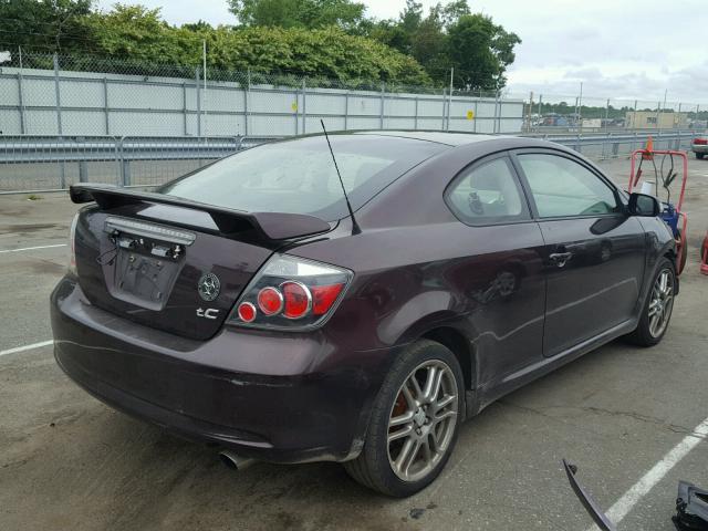 JTKDE167390297722 - 2009 TOYOTA SCION TC 勃艮第红 照片 4