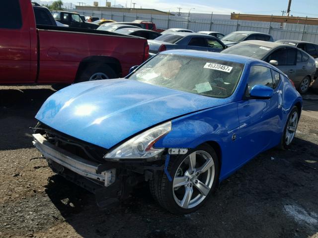 JN1AZ4EH7BM553162 - 2011 NISSAN 370Z BASE BLUE photo 2