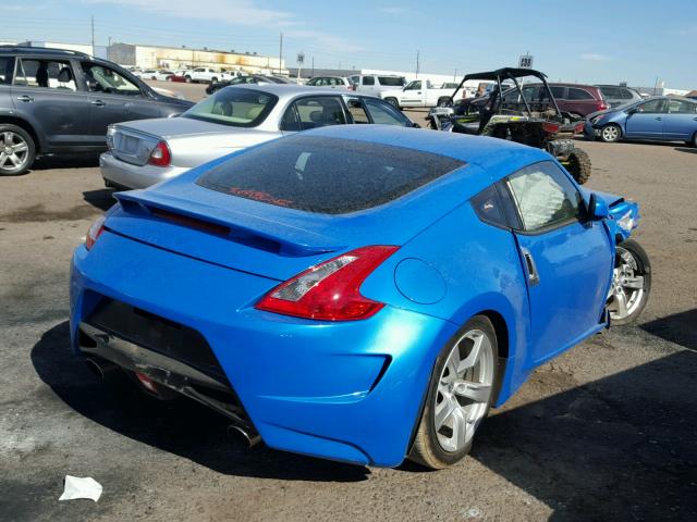 JN1AZ4EH7BM553162 - 2011 NISSAN 370Z BASE BLUE photo 4