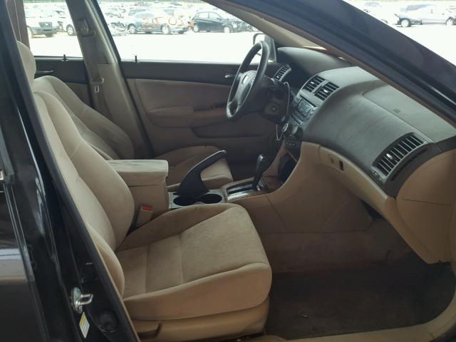 JHMCM566X3C083660 - 2003 HONDA ACCORD BLACK photo 5