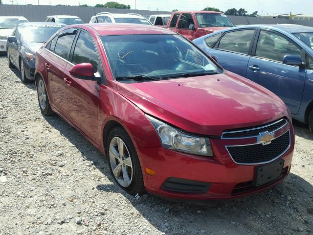 1G1PG5SC1C7183430 - 2012 CHEVROLET CRUZE LT RED photo 1