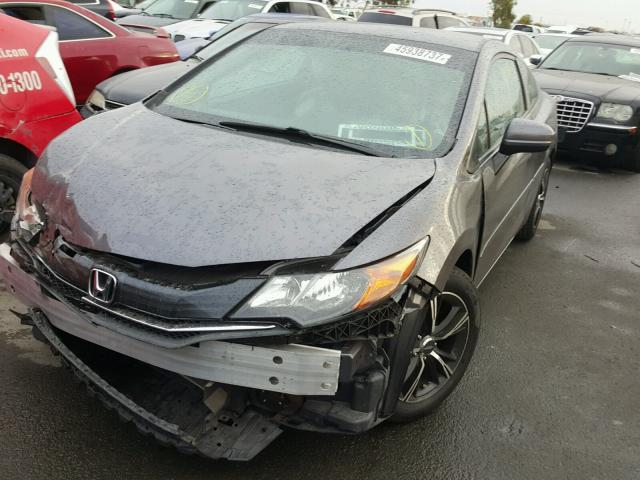 2HGFG3B57EH521270 - 2014 HONDA CIVIC LX GRAY photo 2