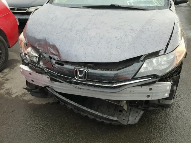 2HGFG3B57EH521270 - 2014 HONDA CIVIC LX GRAY photo 9