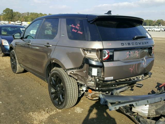 SALCR2BG7FH519932 - 2015 LAND ROVER DISCOVERY BROWN photo 3