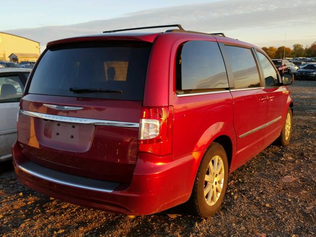 2C4RC1BG2GR293396 - 2016 CHRYSLER TOWN & COU RED photo 4