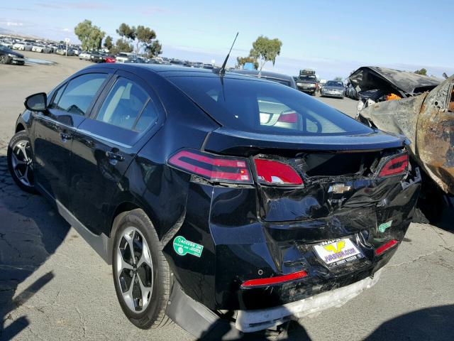 1G1RG6E42EU143817 - 2014 CHEVROLET VOLT BLACK photo 3