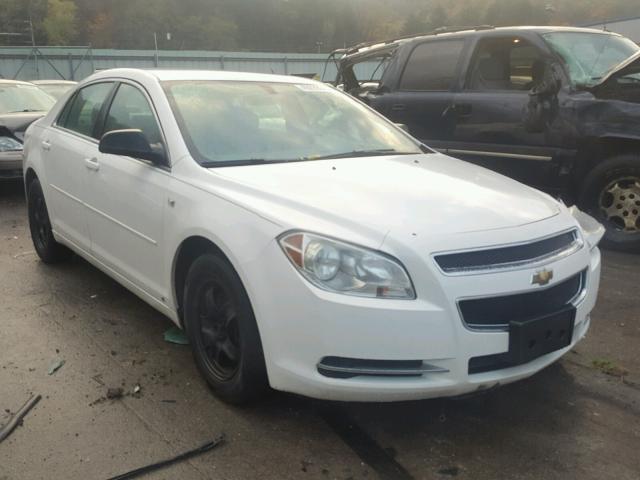 1G1ZG57B18F209417 - 2008 CHEVROLET MALIBU LS თეთრი ფოტო 1