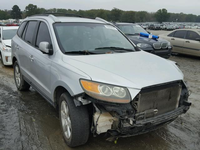 5NMSH13E17H003093 - 2007 HYUNDAI SANTA FE S SILVER photo 1