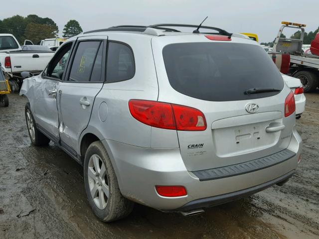 5NMSH13E17H003093 - 2007 HYUNDAI SANTA FE S SILVER photo 3