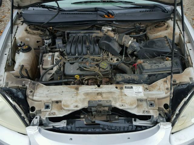 1FAFP582X1A255765 - 2001 FORD TAURUS SE SILVER photo 7