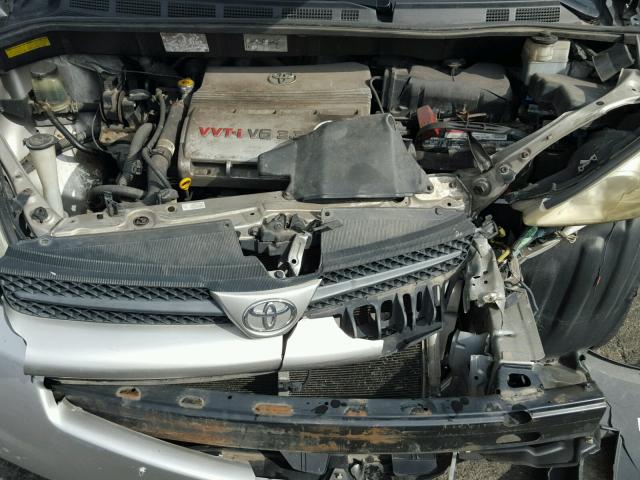 5TDZA23C45S302448 - 2005 TOYOTA SIENNA CE SILVER photo 7