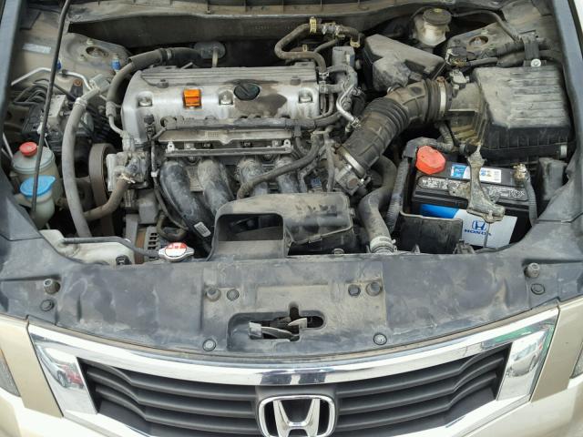 1HGCP26448A078643 - 2008 HONDA ACCORD LXP GOLD photo 7