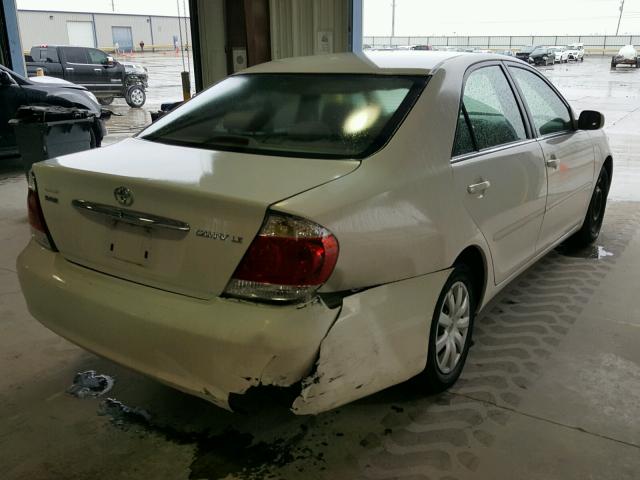 4T1BE32K05U636004 - 2005 TOYOTA CAMRY WHITE photo 4