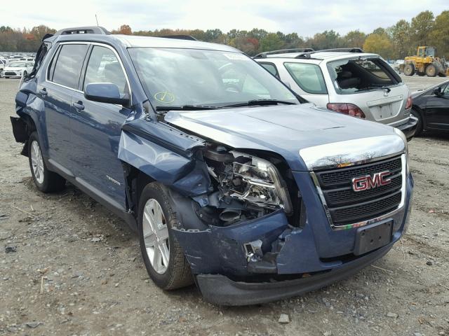 2CTALUEC6B6203592 - 2011 GMC TERRAIN SL BLUE photo 1