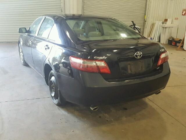 4T1BK46K87U549902 - 2007 TOYOTA CAMRY NEW BLACK photo 3