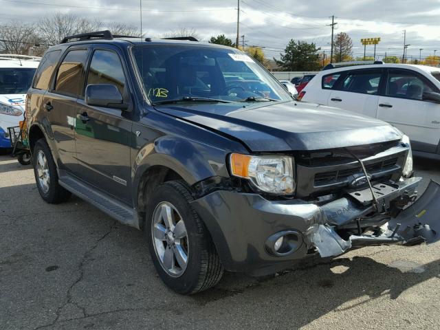 1FMCU04108KE69136 - 2008 FORD ESCAPE LIM GRAY photo 1