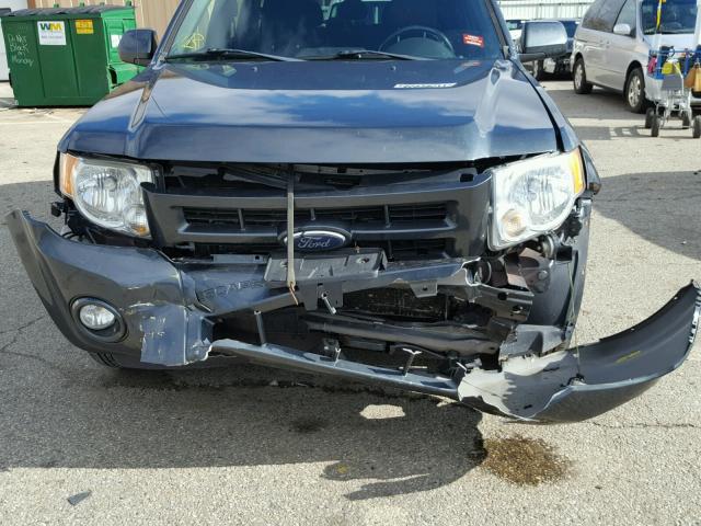 1FMCU04108KE69136 - 2008 FORD ESCAPE LIM GRAY photo 9